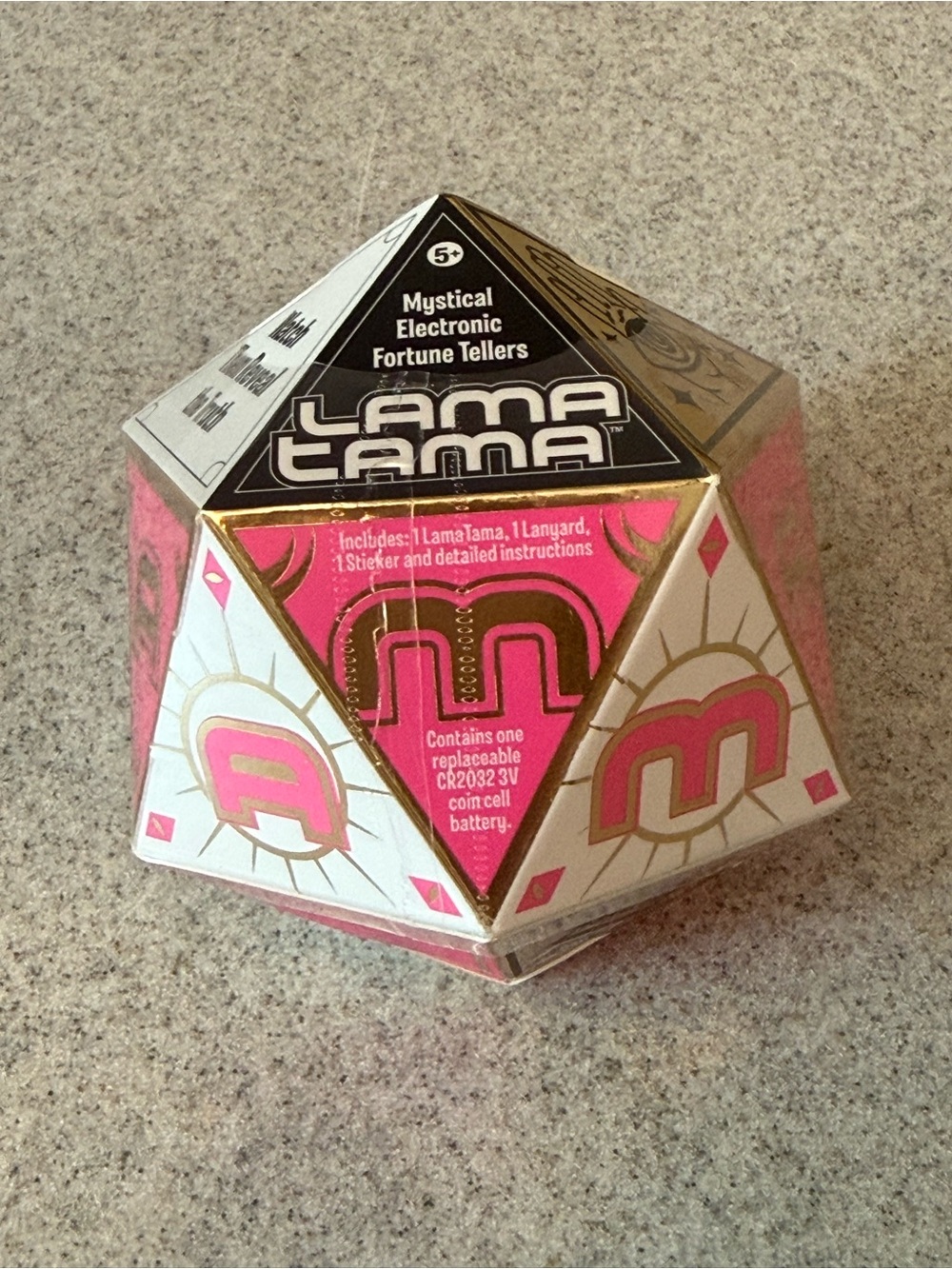 Lama Tama Mystical Electronic Fortune Teller - Pink & White